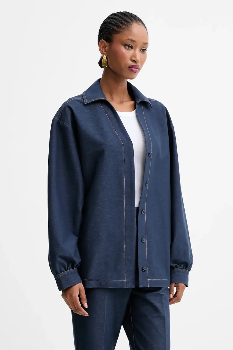 camicia ORLEANS donna colore blu navy 2526916017600