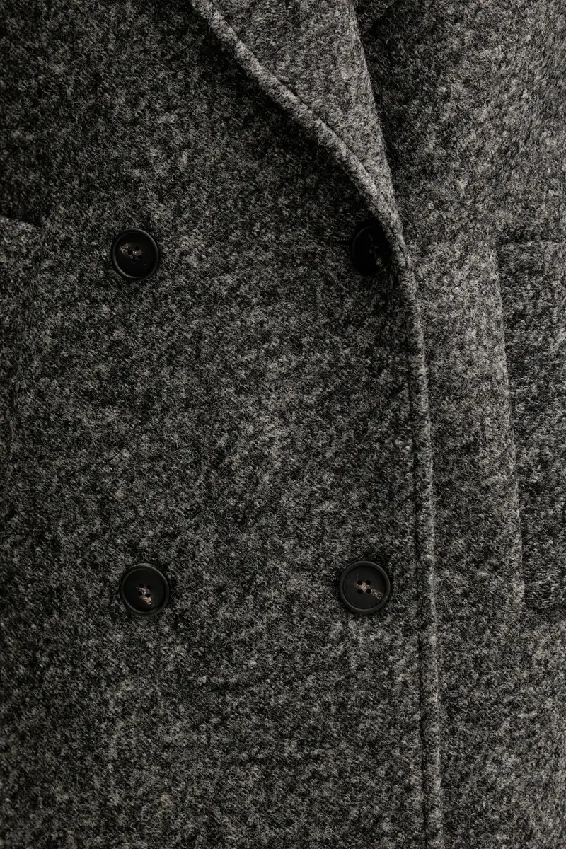 cappotto in lana OBLIQUA colore grigio 2526906018600 miniatura 5