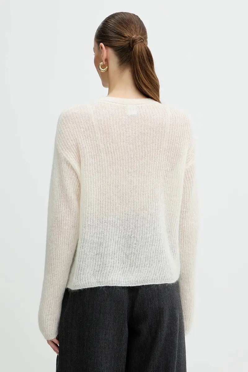 cardigan con lana MEANDRO colore beige 2526346028600 miniatura 3