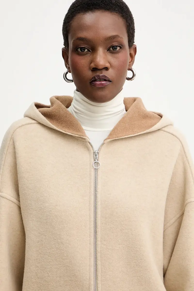 MM Cardigan Donna Beige 3840182 miniatura 4