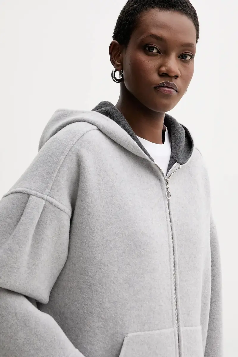 MM Cardigan Donna Grigio 3842029 miniatura 4