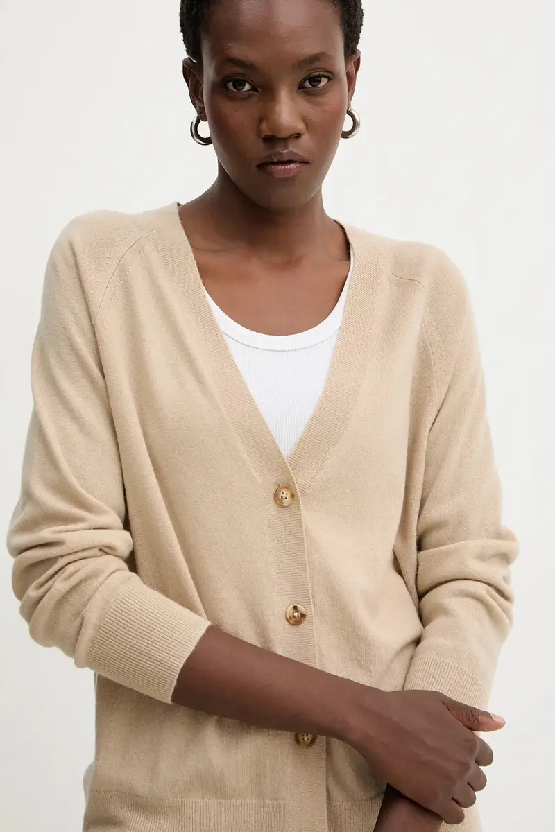 MM Cardigan Donna Beige 3840320 miniatura 4