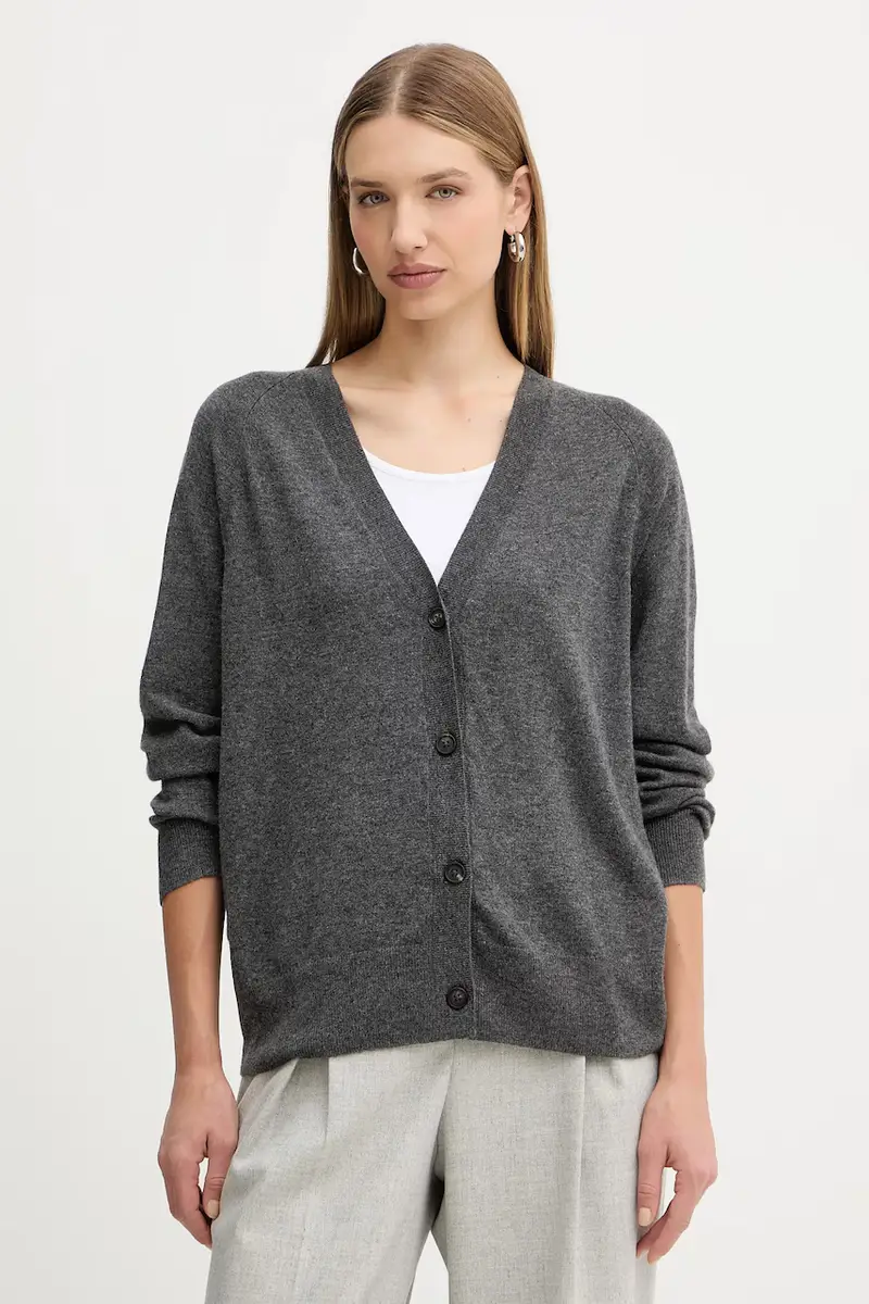 MM Cardigan Donna Grigio 3842171