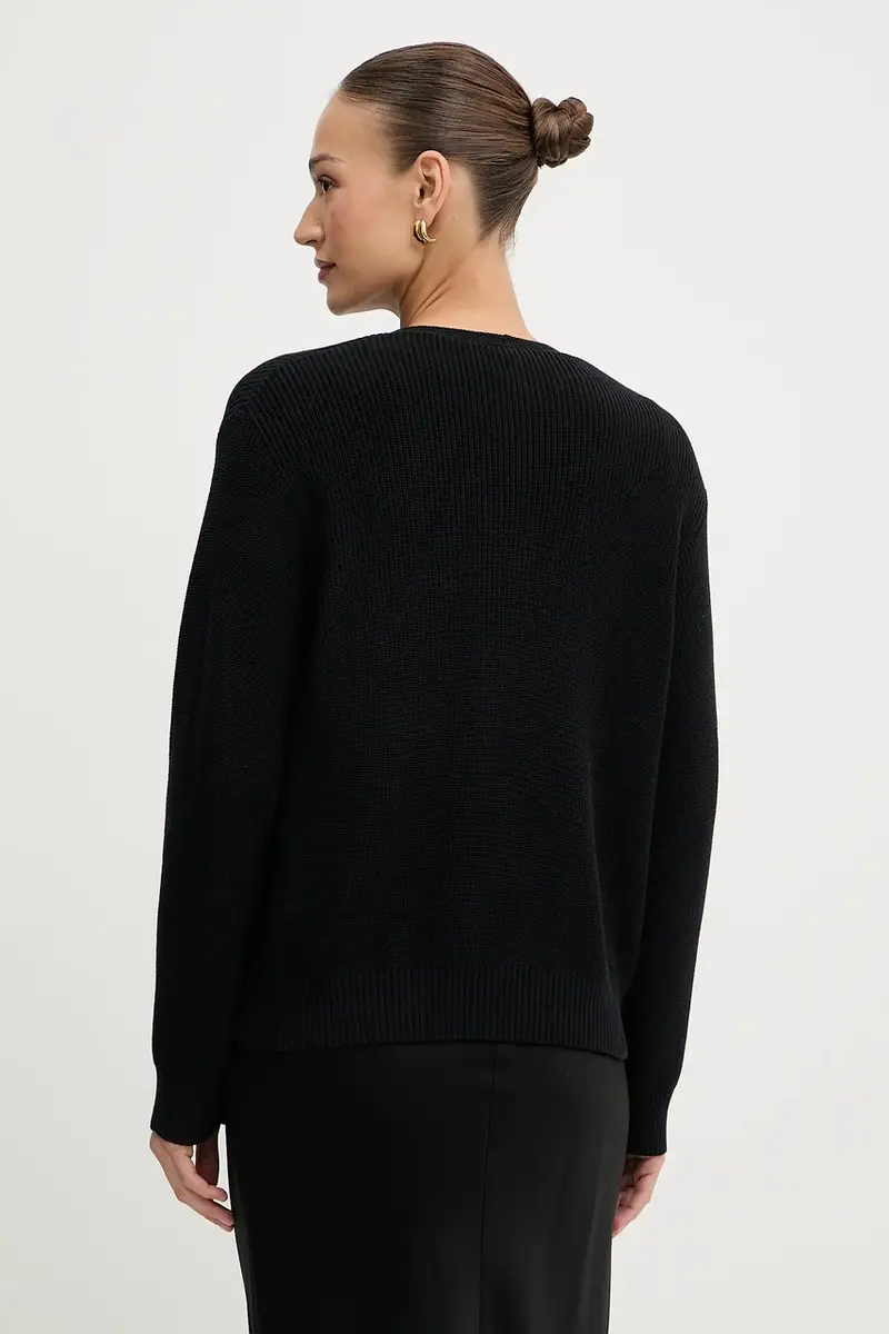 MM Cardigan Donna Nero 3845918 miniatura 3