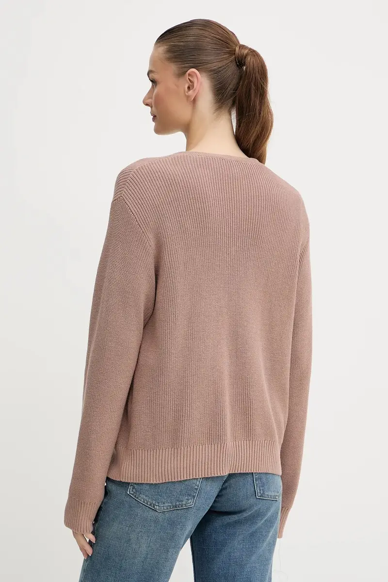 MM Cardigan Donna Beige 3840047 miniatura 3