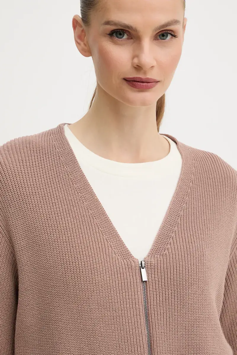 MM Cardigan Donna Beige 3840047 miniatura 4