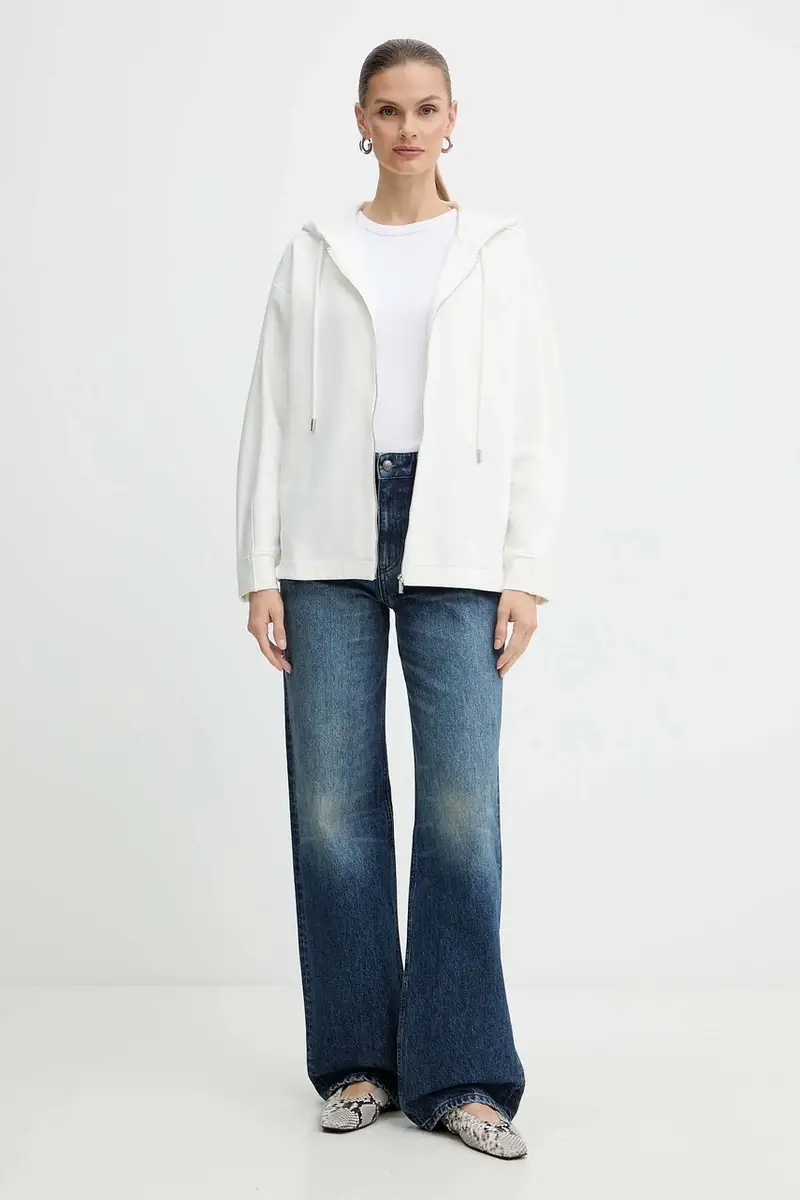 felpa ONORE donna colore bianco con cappuccio 2526926018600 miniatura 2