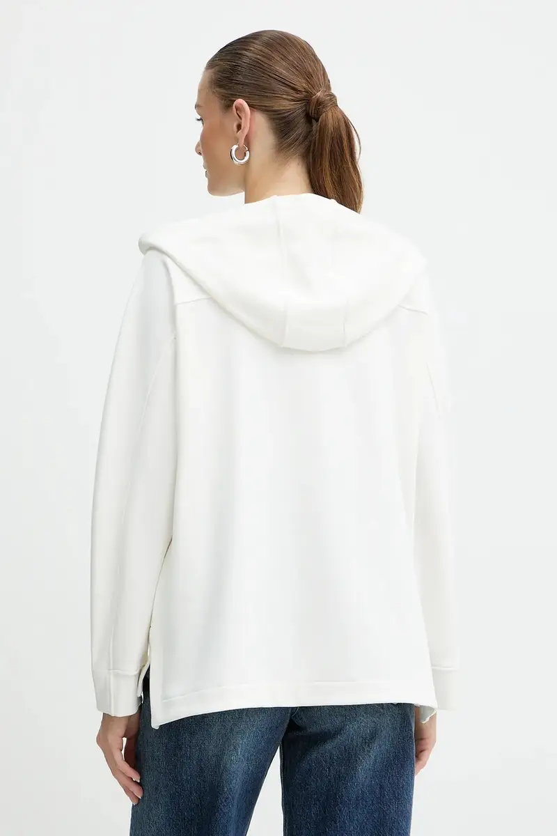 felpa ONORE donna colore bianco con cappuccio 2526926018600 miniatura 3