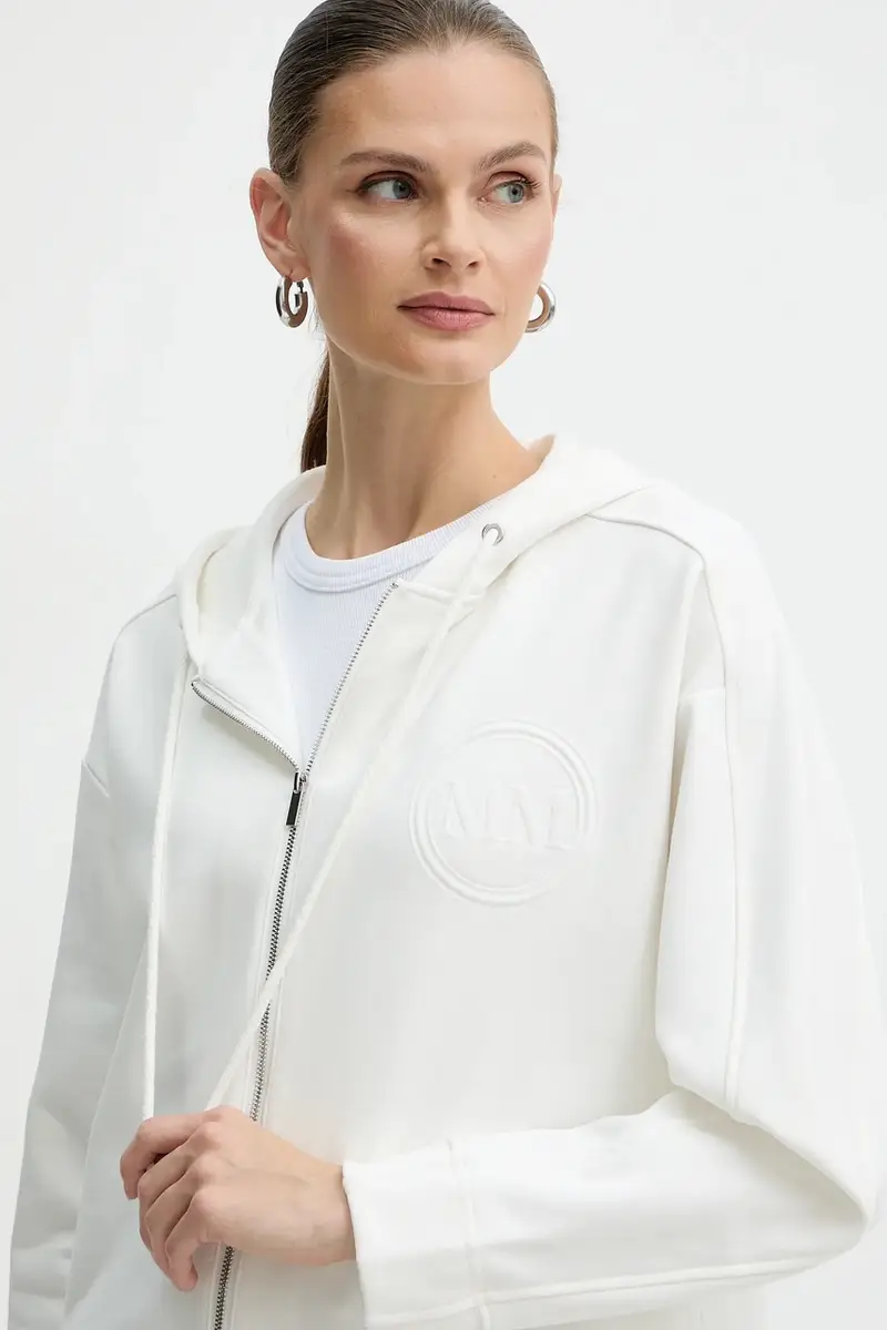 felpa ONORE donna colore bianco con cappuccio 2526926018600 miniatura 4