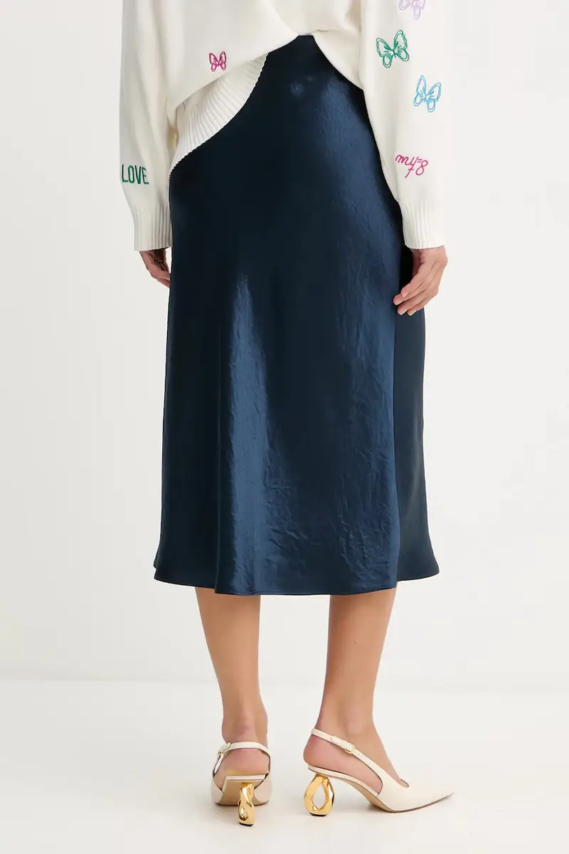 gonna ALESSIO colore blu navy 2526106018600 miniatura 3