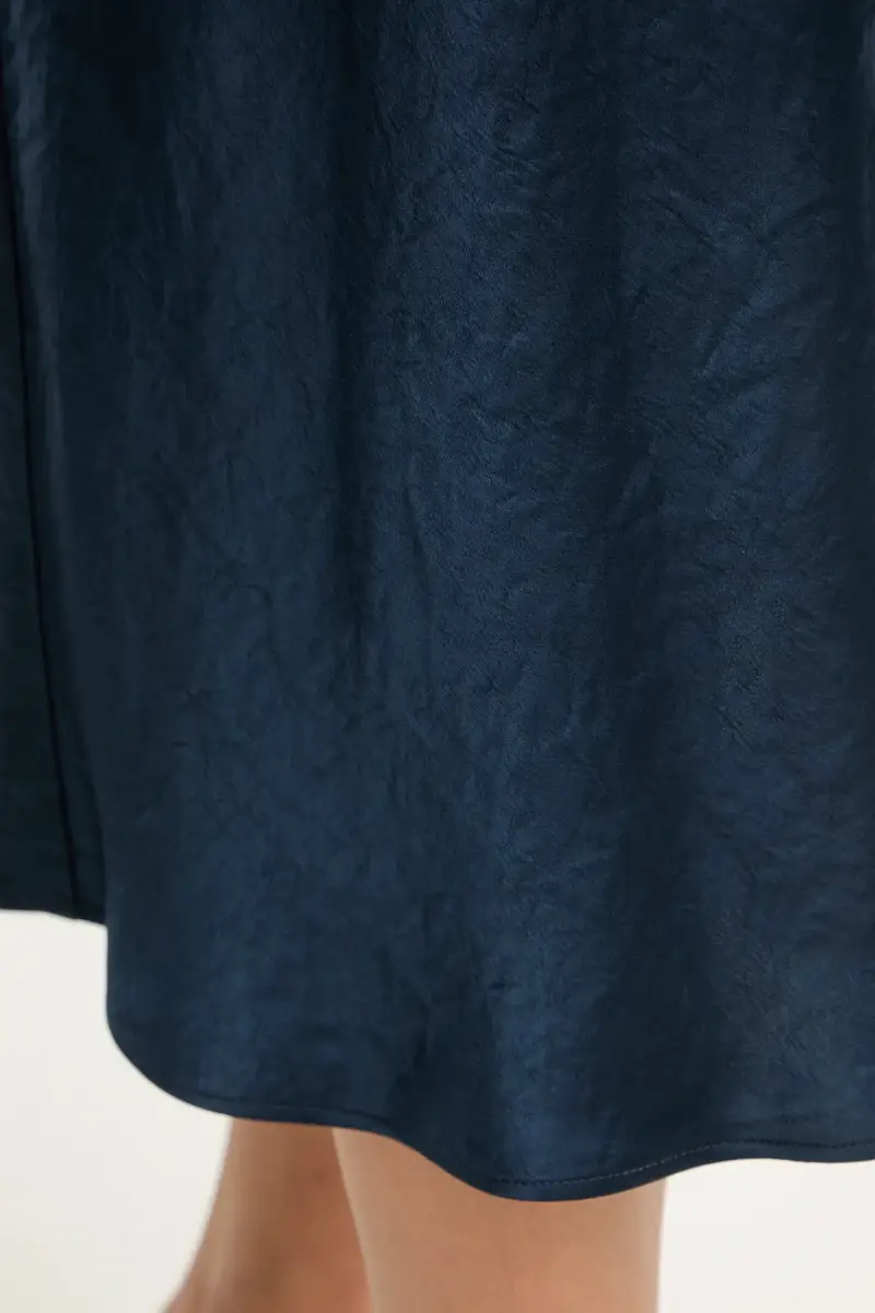 gonna ALESSIO colore blu navy 2526106018600 miniatura 4