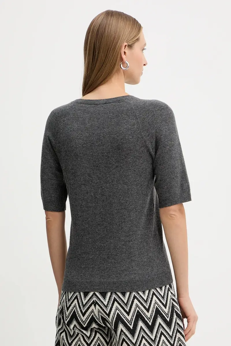 maglietta in lana YEN donna colore grigio 2526366198600 miniatura 3