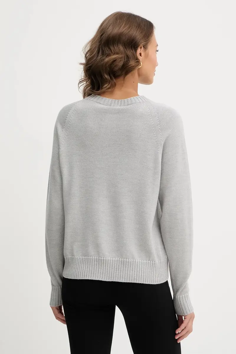 maglione in lana EBANO donna colore grigio 2526366148600 miniatura 3