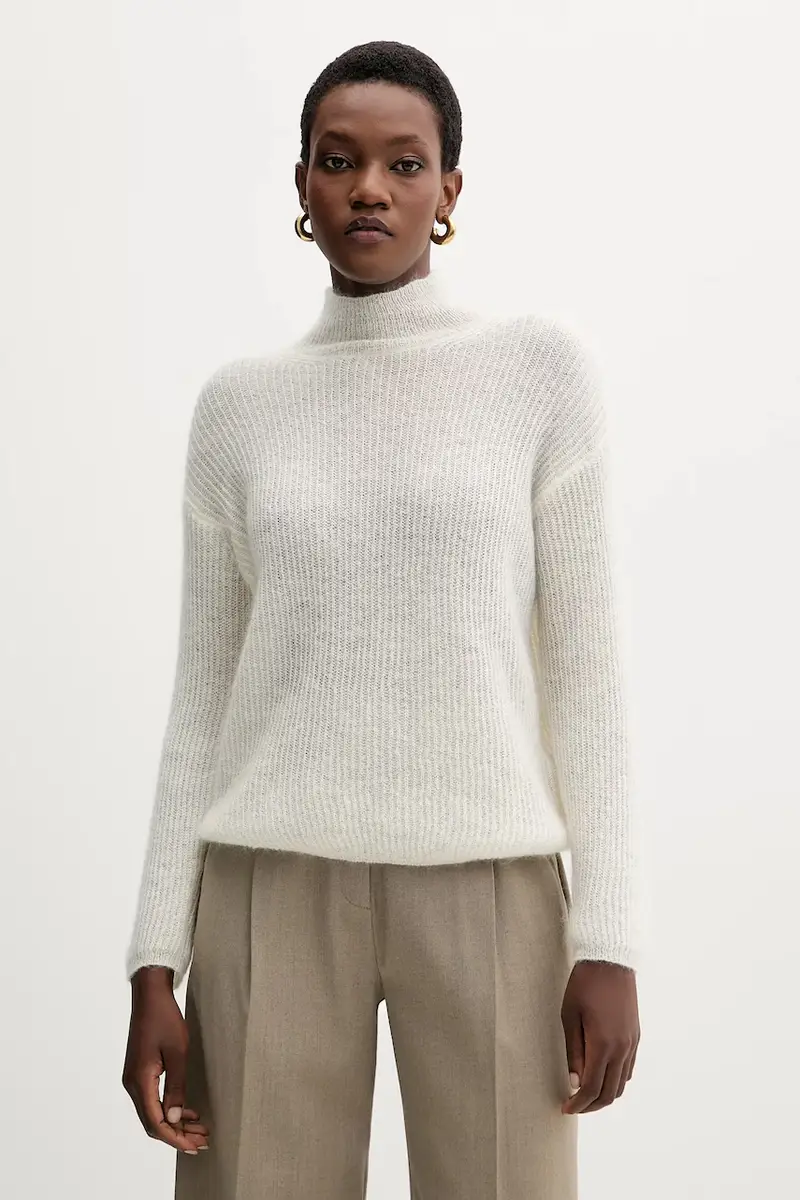 maglione in lana TENNA donna colore beige 2526366188600