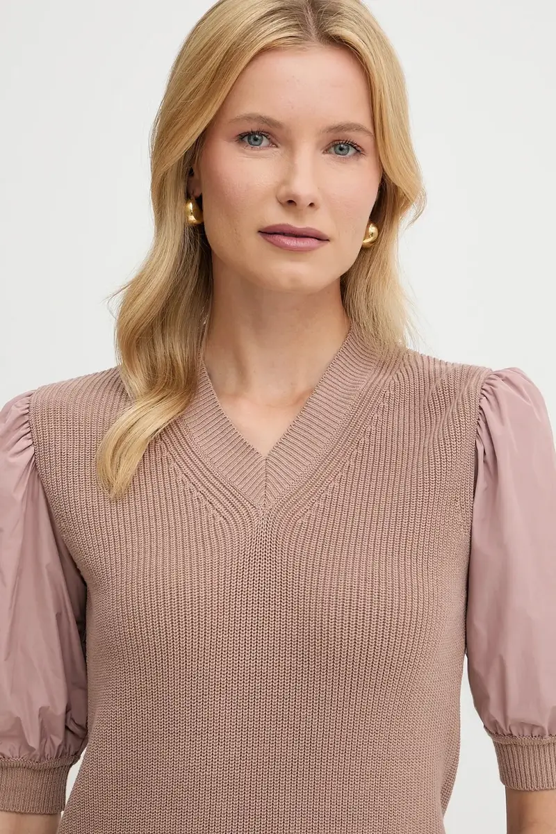 maglione MAINE donna colore marrone 2526366057600 miniatura 4