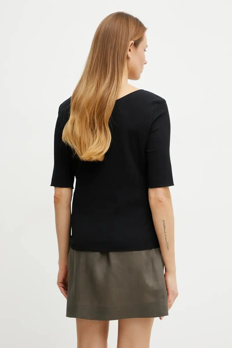 Max Mara Leisure camicetta donna colore nero 2516941028600 miniatura 3