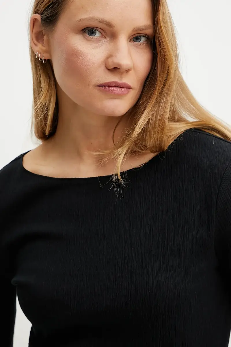 Max Mara Leisure camicetta donna colore nero 2516941028600 miniatura 4