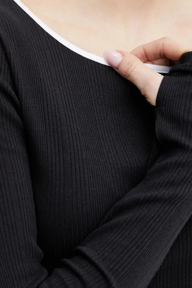 Max Mara Leisure camicia a maniche lunghe colore blu navy 2516941037600 miniatura 5