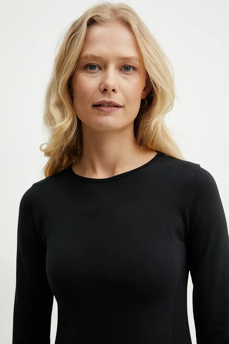 Max Mara Leisure camicia a maniche lunghe colore nero 2516361017600 miniatura 4