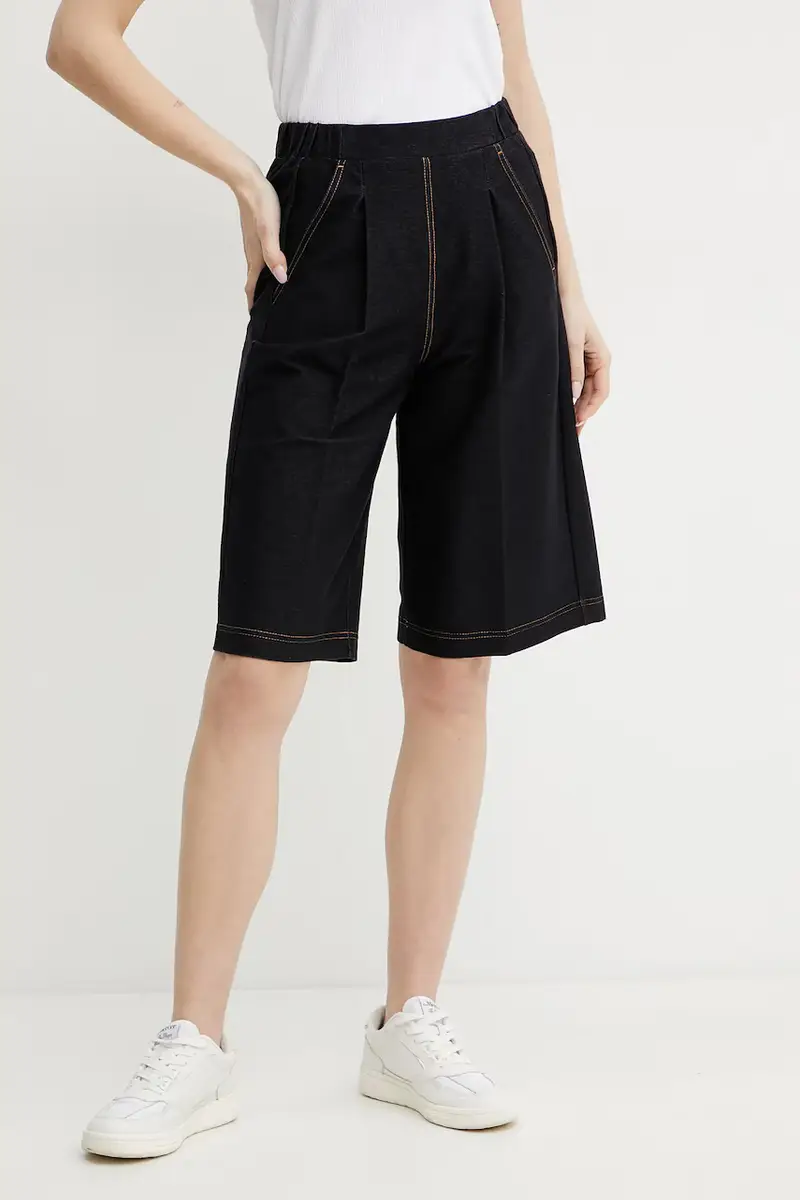 Max Mara Leisure pantaloncini donna colore blu navy 2516781027600