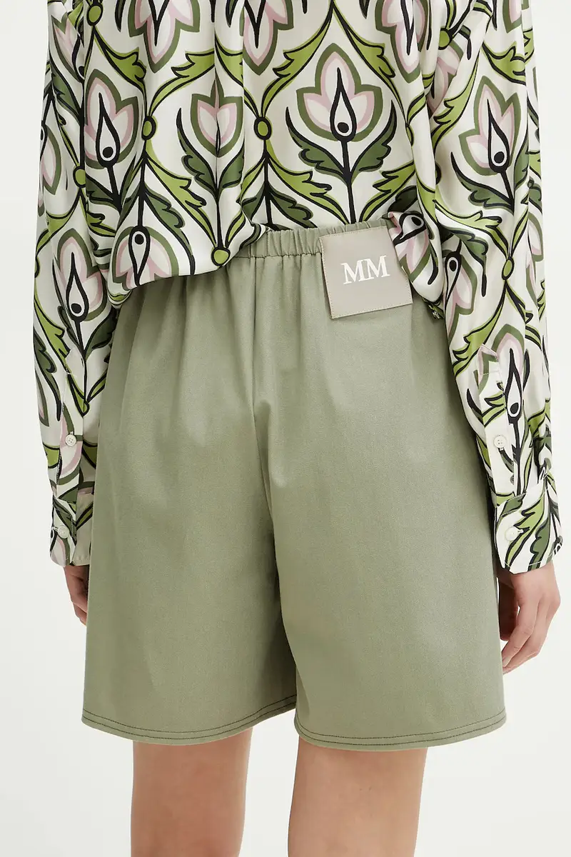 Max Mara Leisure pantaloncini donna colore verde 2516781018600 miniatura 3