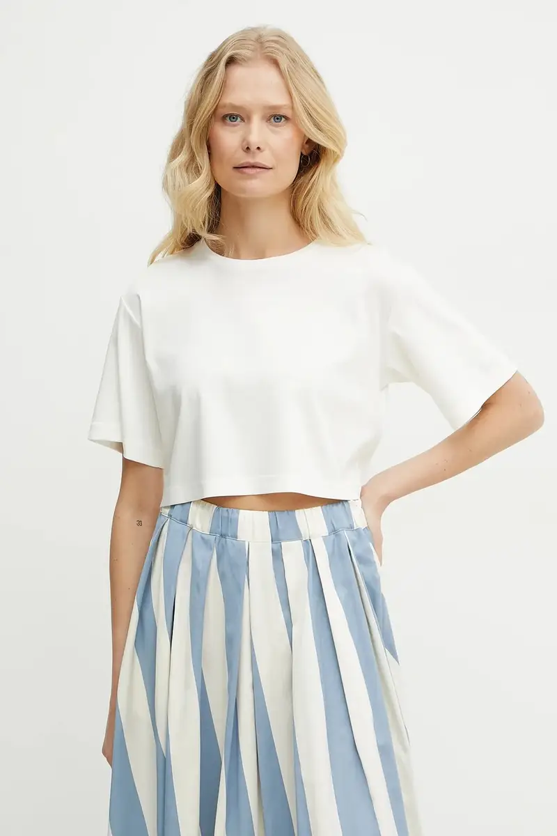 MM T-shirt Donna Beige 3122843 miniatura 4