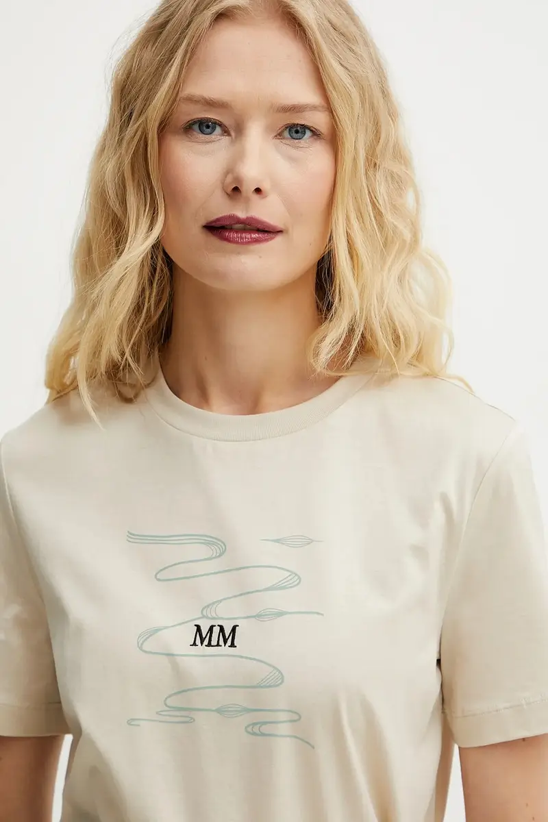 MM T-shirt Donna Beige 3292330 miniatura 4