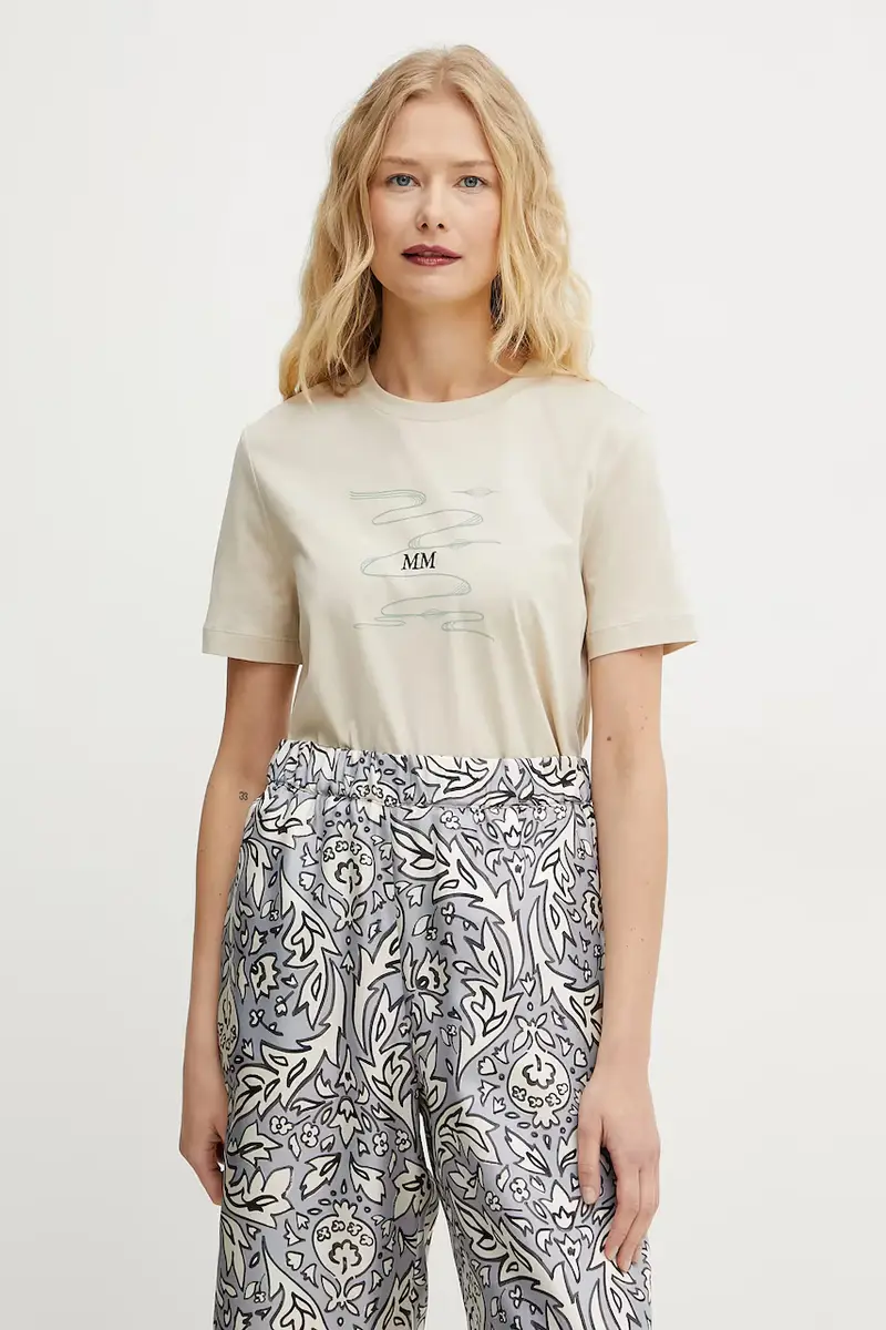 MM T-shirt Donna Beige 3292330