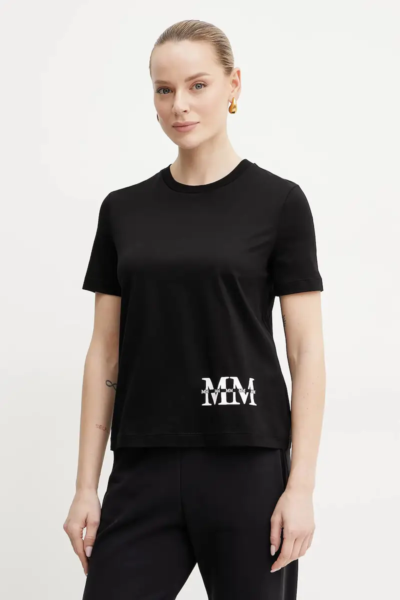 MM T-shirt Donna Nero 3336254
