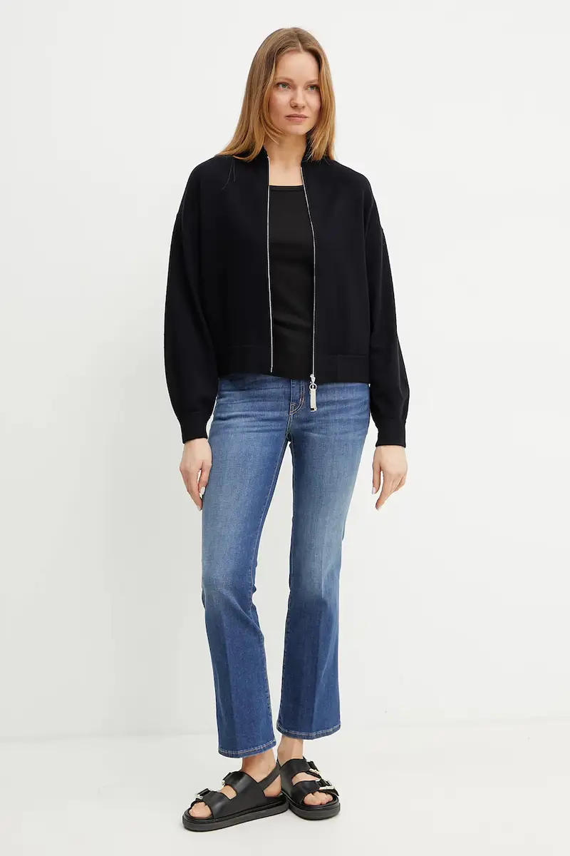Max Mara Leisure top colore nero 2516941048600 miniatura 2