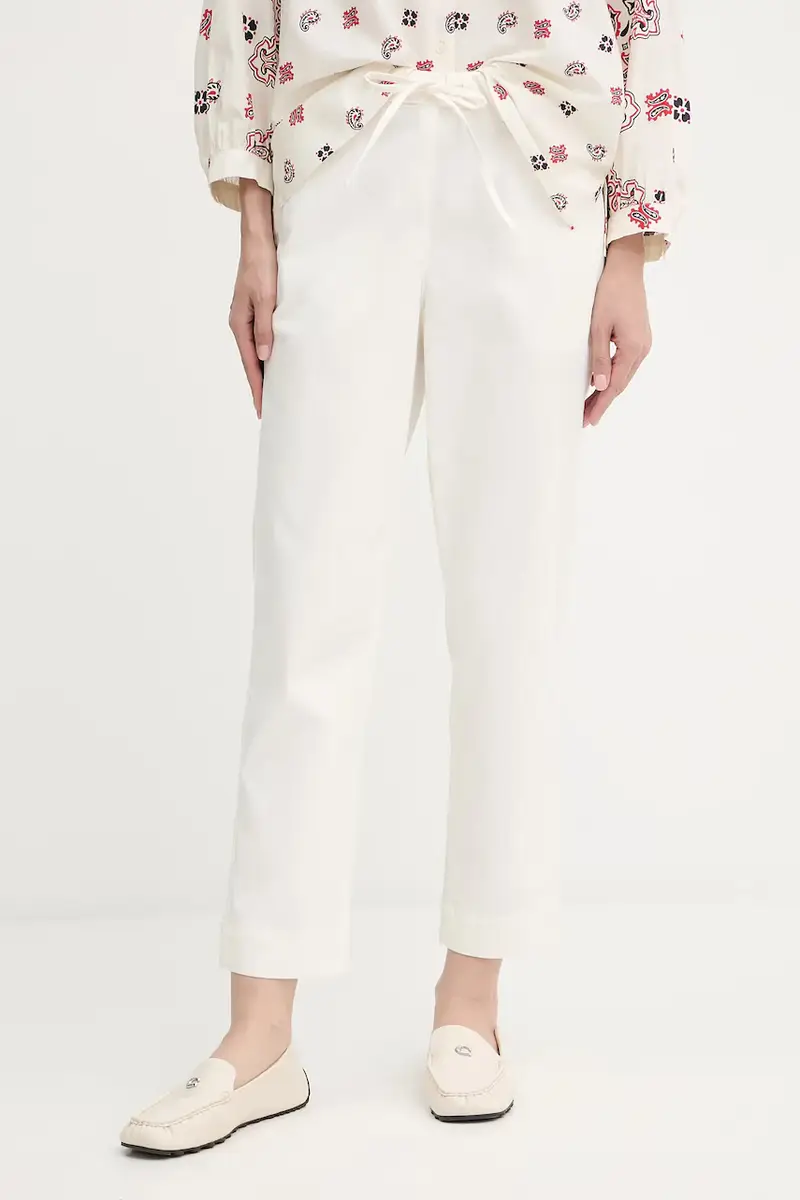 pantaloni MARA donna colore bianco 2526136017600 Beige