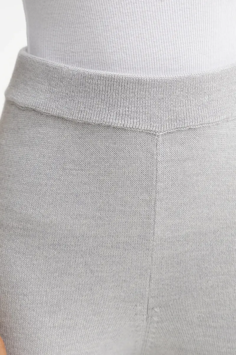 pantaloni tuta in cotone HAMBURG donna colore grigio 2526336018600 miniatura 4