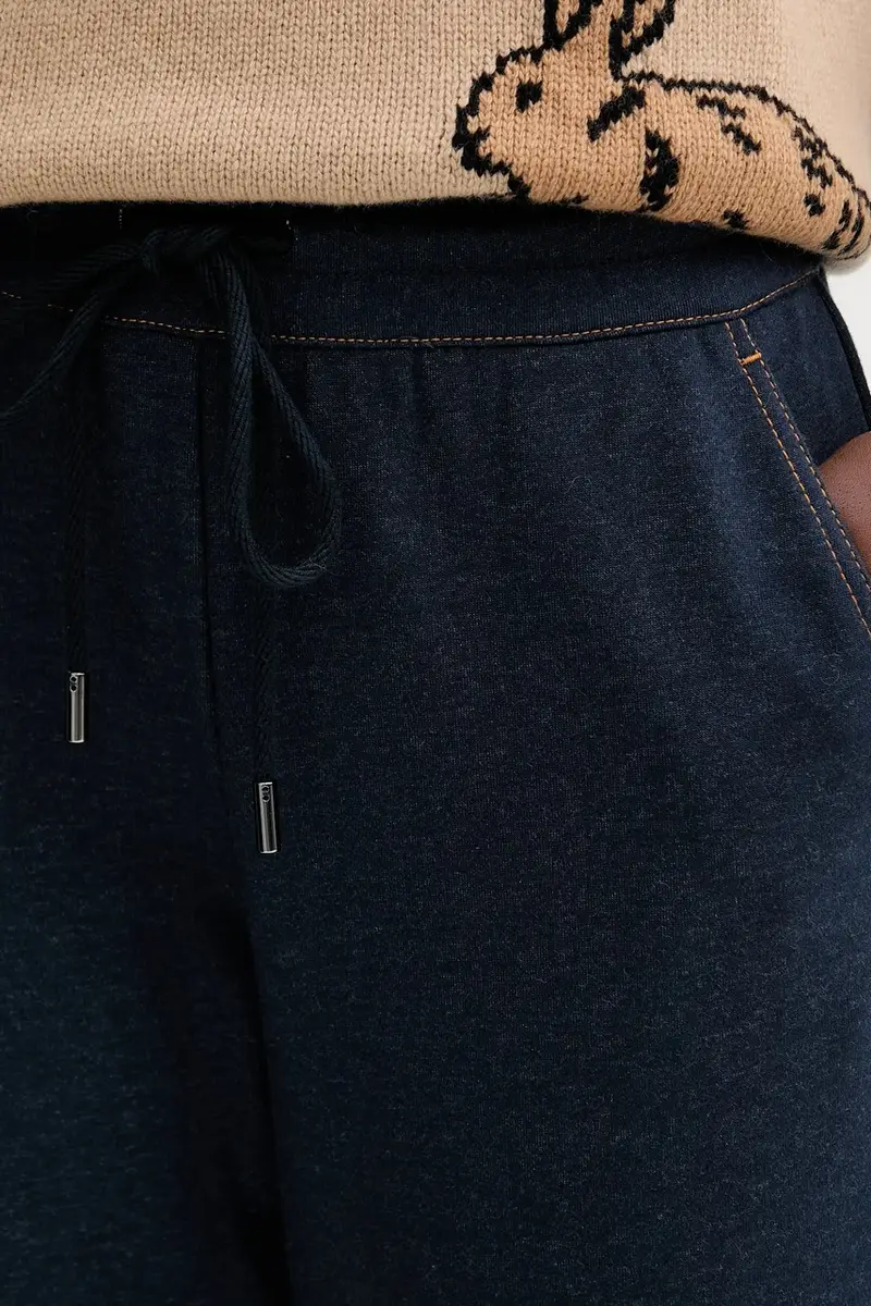 pantaloni tuta PANFILO donna colore blu navy 2526786107600 miniatura 4