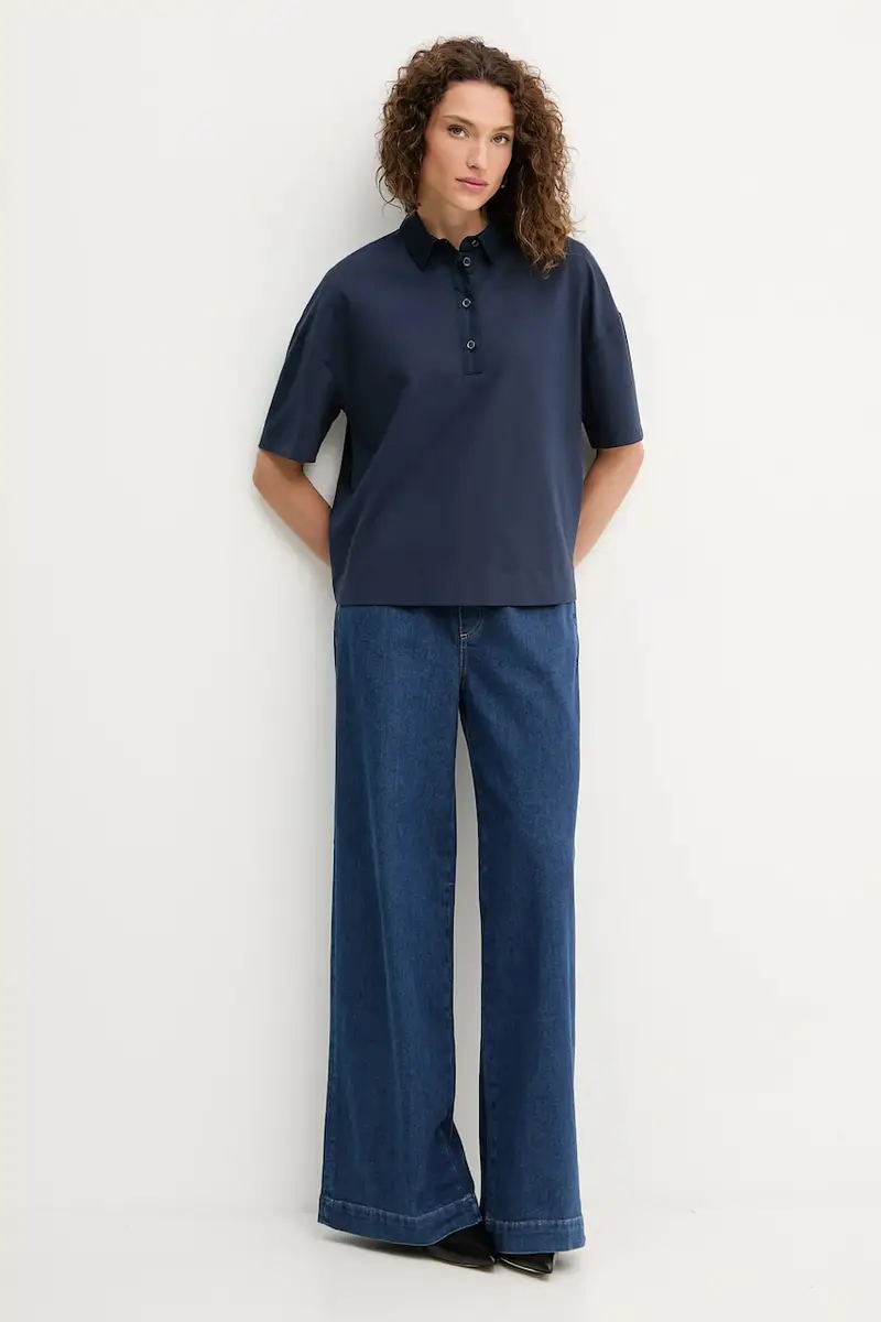 MM Polo Donna Blu 3841221 miniatura 2