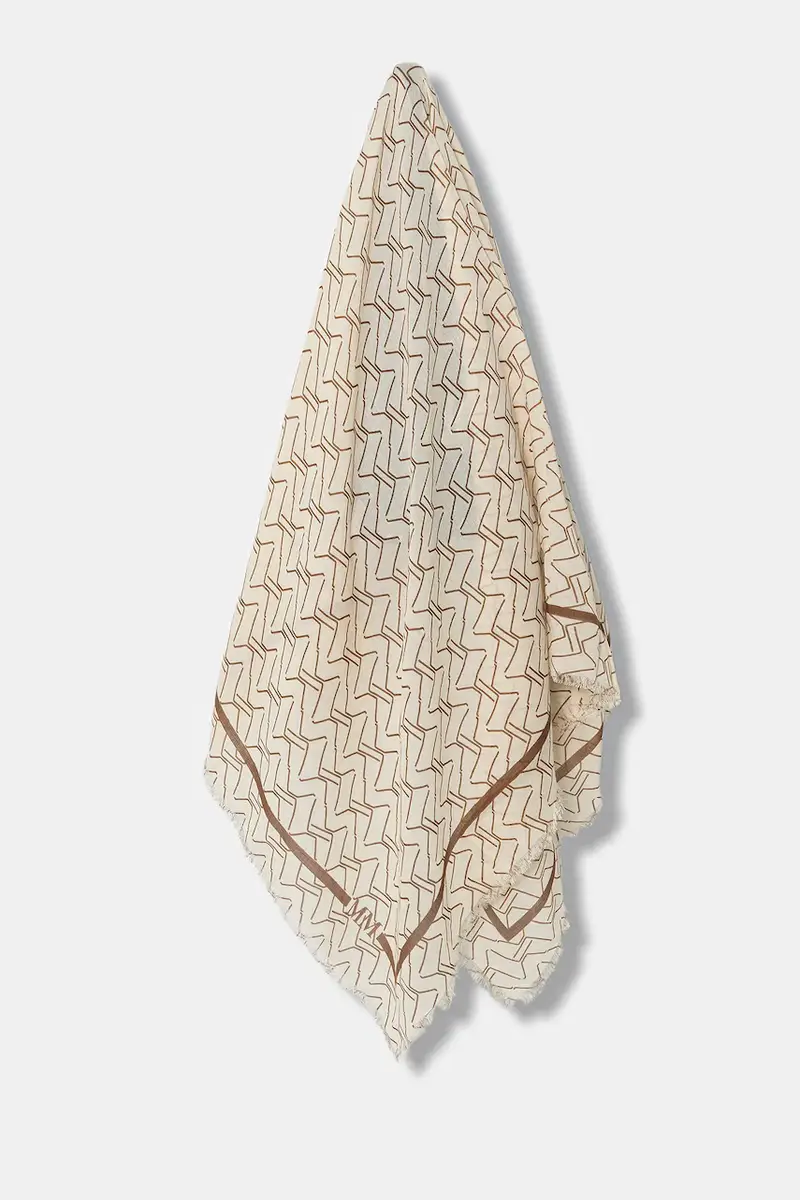 scialle con aggiunta di lana NEVADA donna colore beige 2526546018600