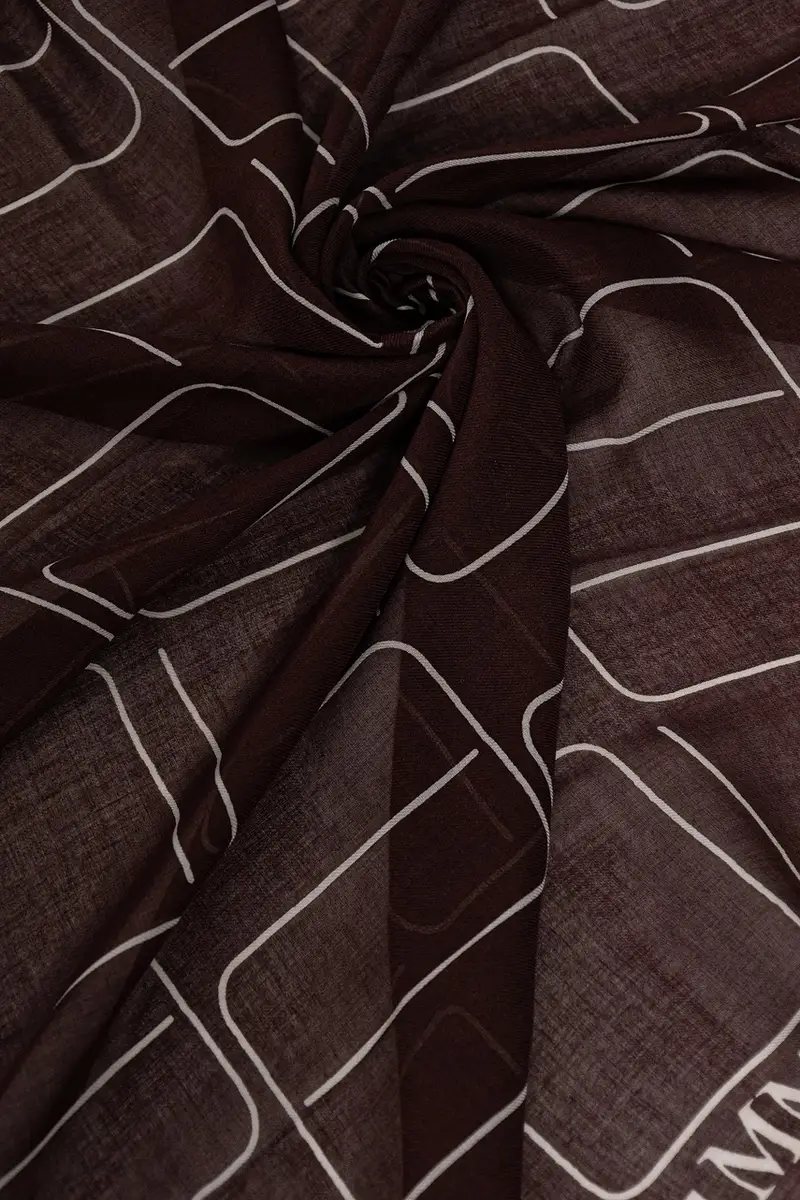 scialle con aggiunta di lana NEVADA donna colore granata 2526546018600 miniatura 3