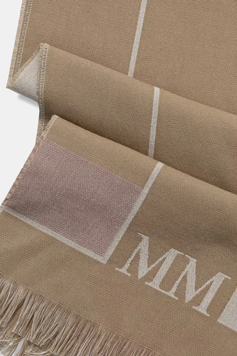 sciarpa con aggiunta di lana CORONA donna colore marrone 2526546027600 miniatura 2