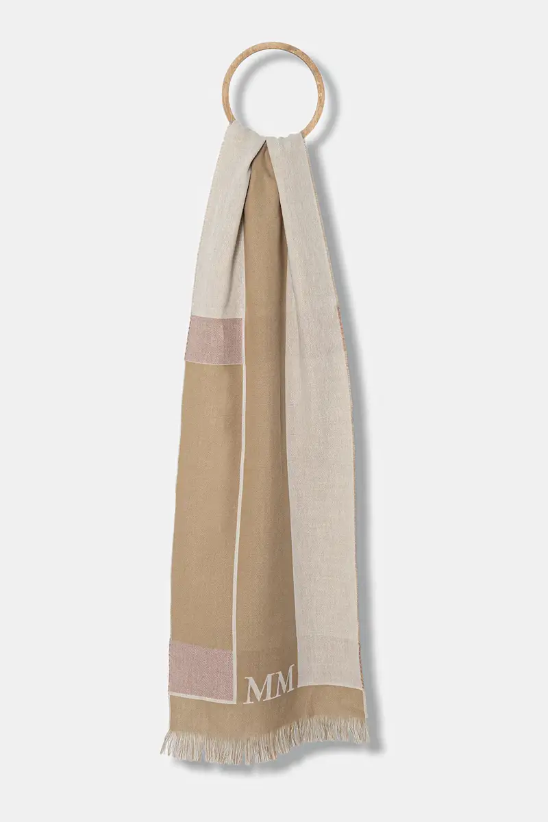 sciarpa con aggiunta di lana CORONA donna colore marrone 2526546027600