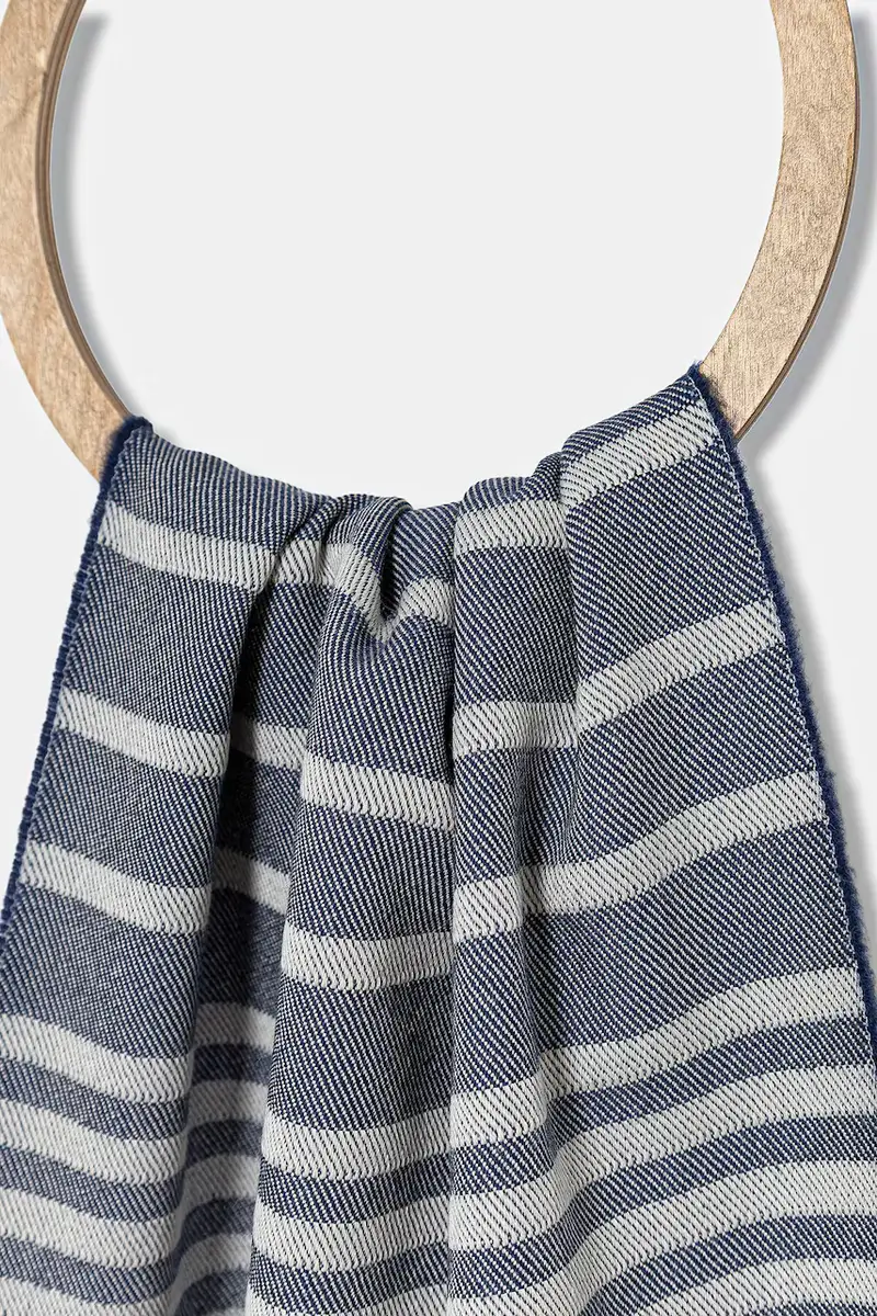 sciarpa in lana DIADEMA donna colore blu navy 2526546038600 miniatura 2