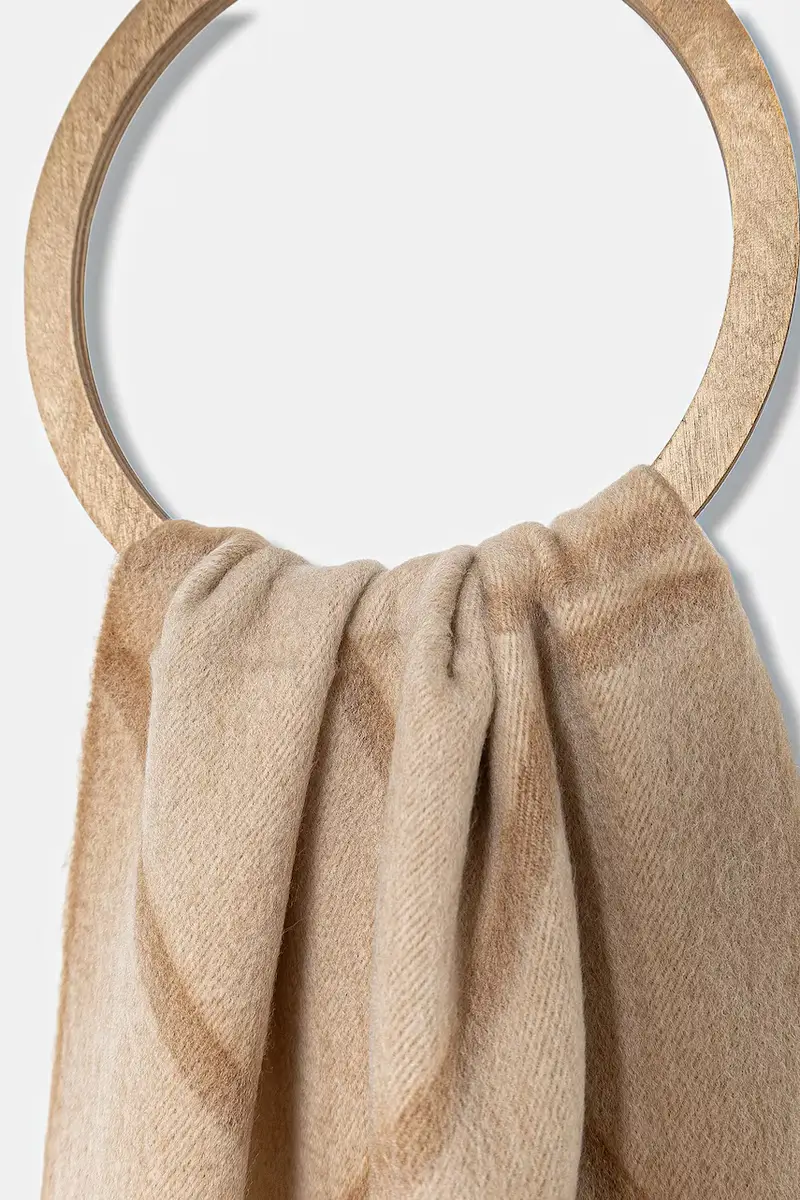 sciarpa in lana DIADEMA donna colore verde 2526546038600 miniatura 2