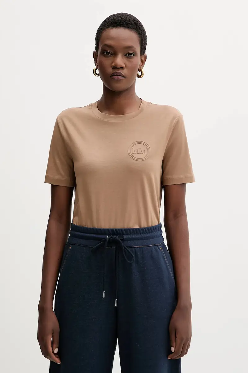 MM T-shirt Donna Marrone 3842936