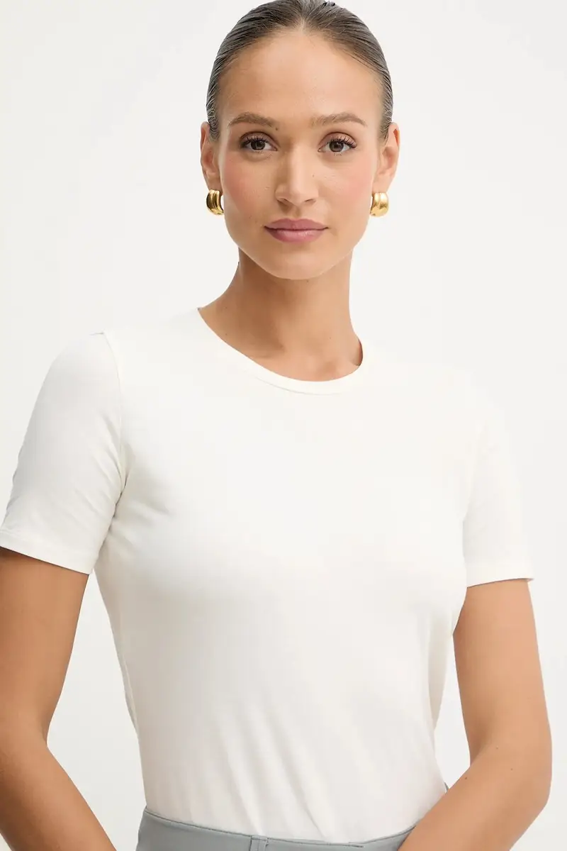 MM T-shirt Donna Beige 3840044 miniatura 4