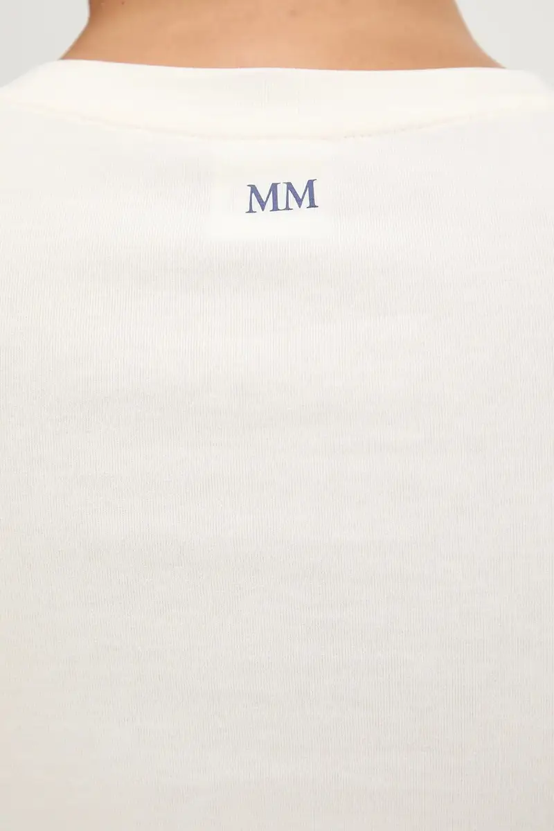 MM T-shirt Donna Beige 3840044 miniatura 5