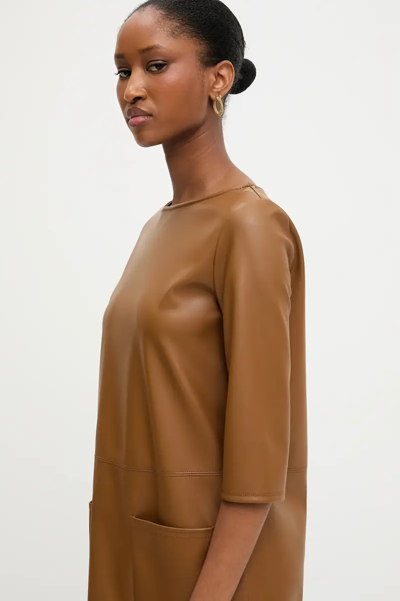 vestito DIONIGI colore marrone 2526626087600 miniatura 4