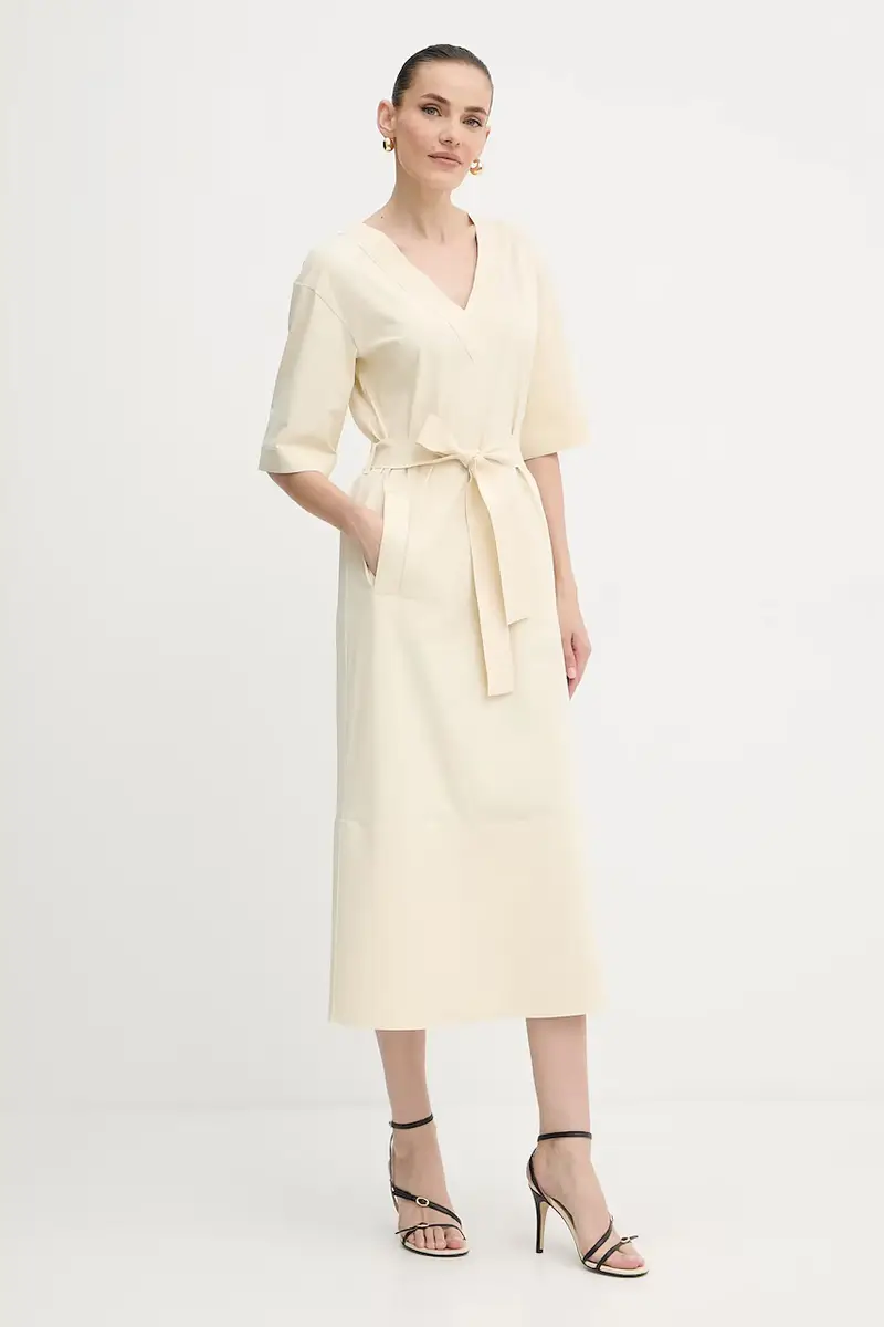 vestito ONAGRO colore beige 2526626057600 miniatura 3