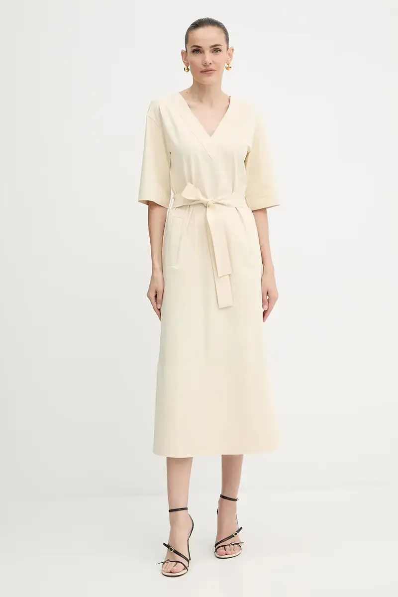 vestito ONAGRO colore beige 2526626057600