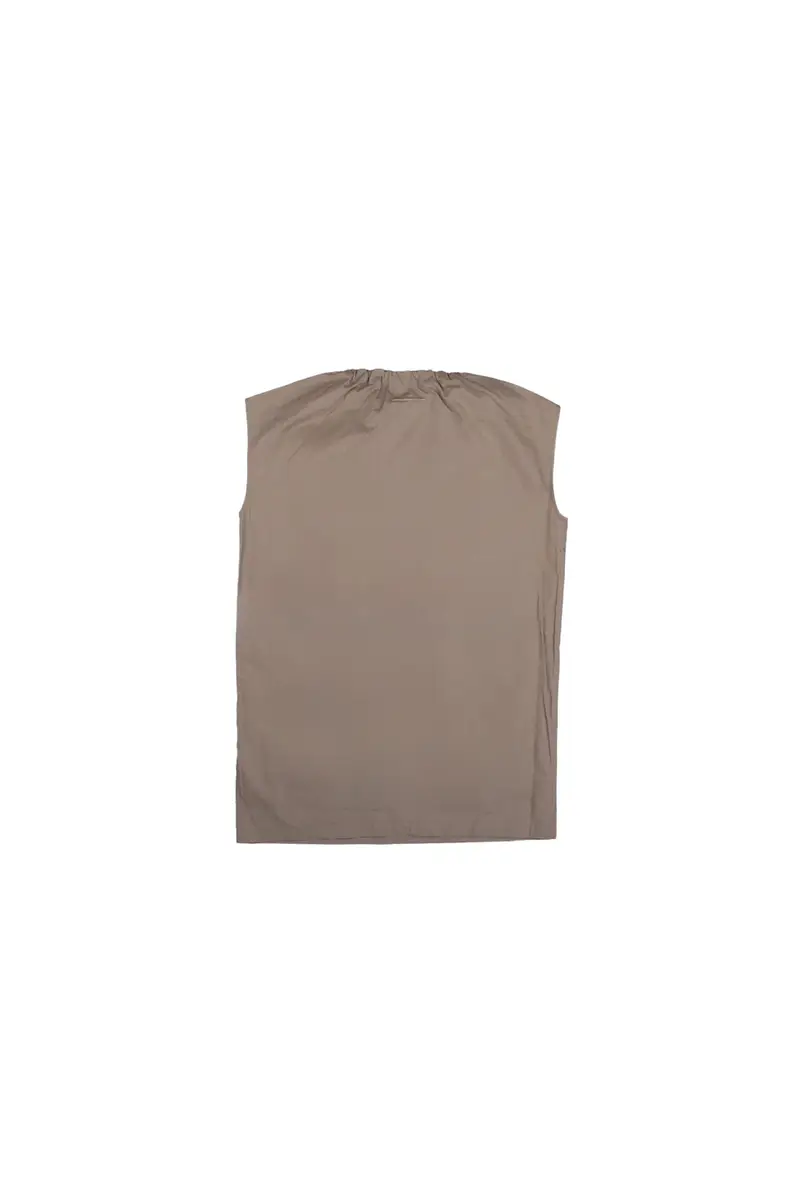 Abito Bambina MM6 MAISON MARGIELA Beige Mm6d146u vest miniatura 2