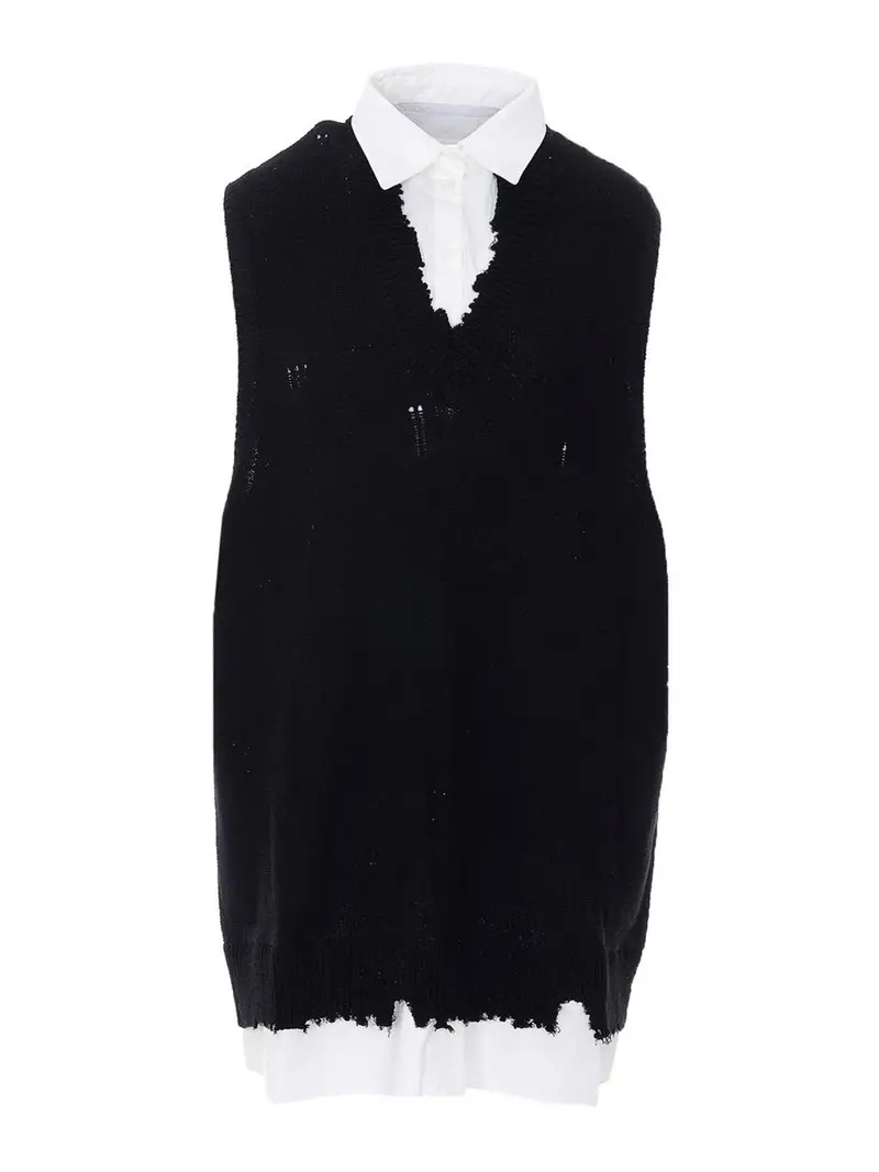 MM6 MAISON MARGIELA Gilet Nero 4186649