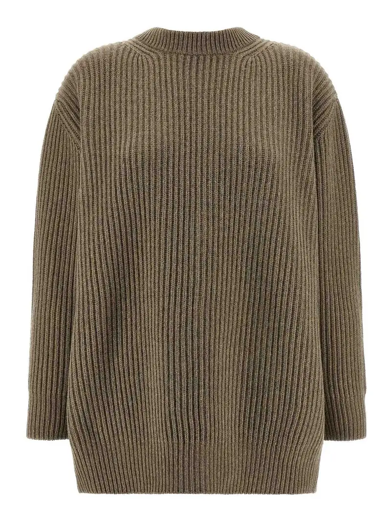 Abito in maglia Beige