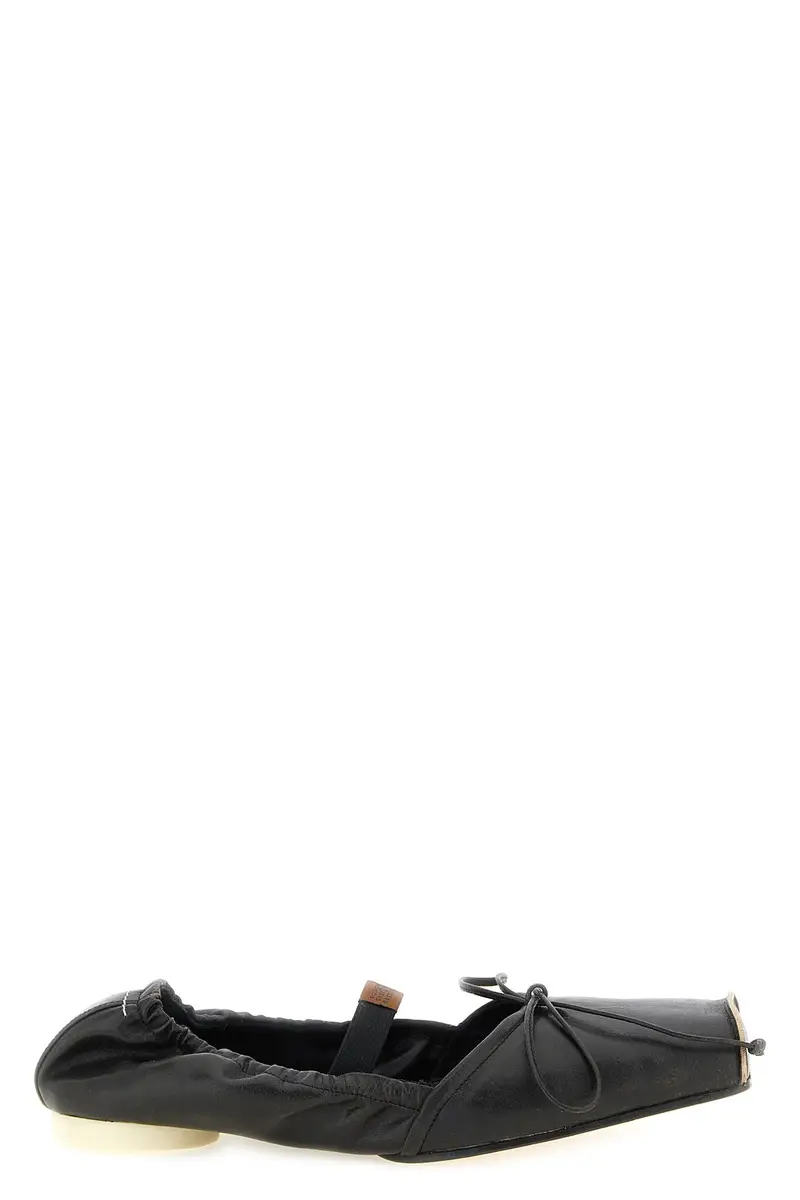 Ballerina Punta Quadrata Nero